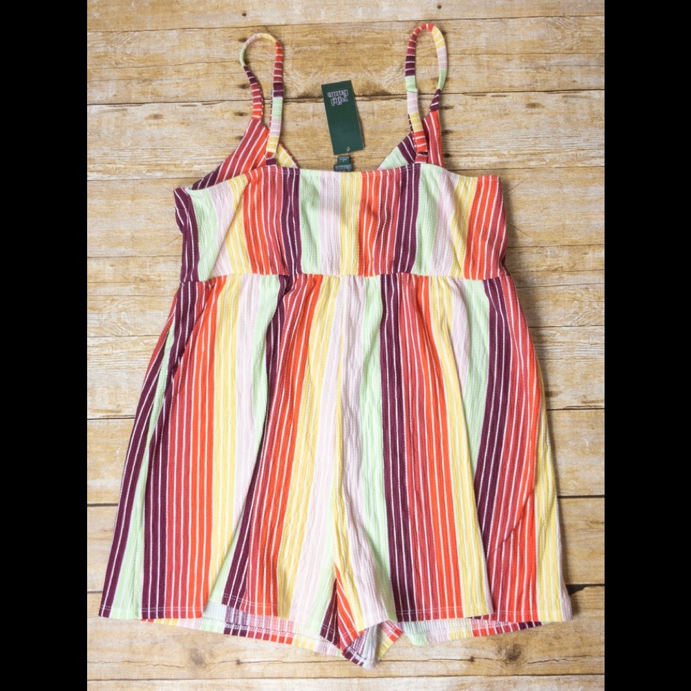 Wild Fable Romper Striped Multicolor Large - Picture 7 of 7